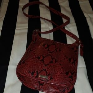 Snakeprint crossbody